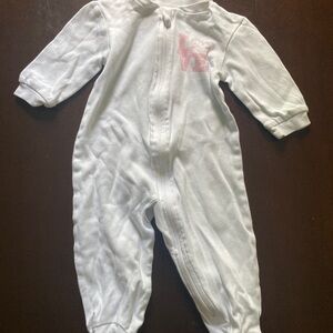 White Baby Girl Onesie